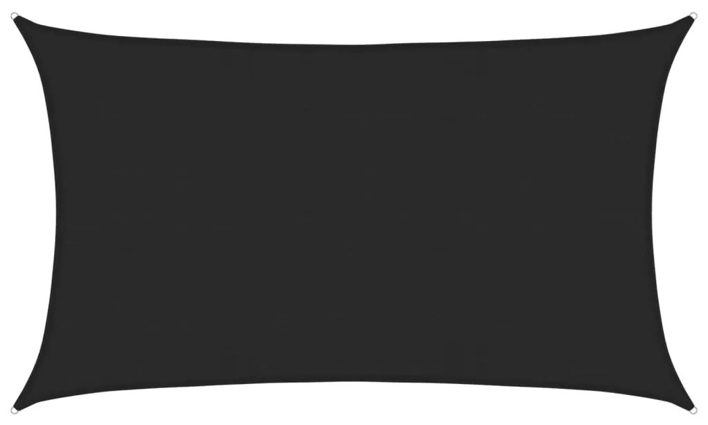 fekete HDPE napvitorla 160 g/m² 5 x 8 m
