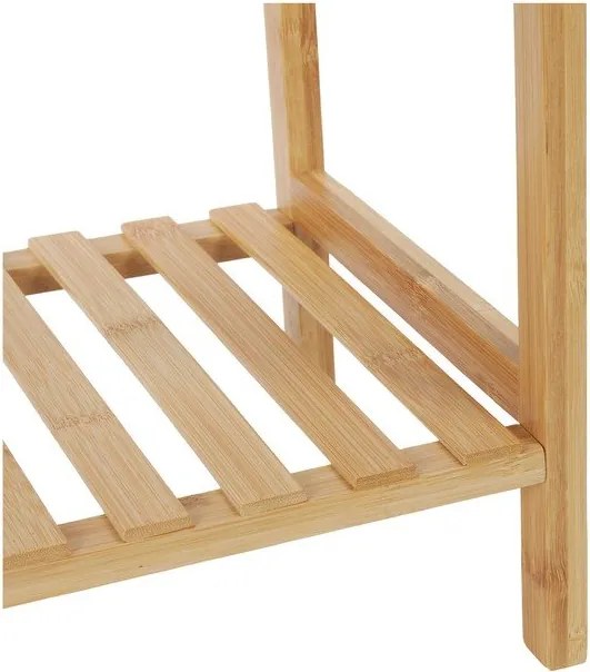 Natúr színű bambusz fürdőszobai polcos állvány 60x130 cm Skaren – Bonami Essentials
