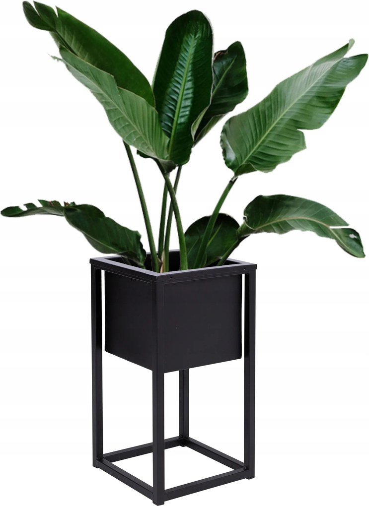 Virágágyás Fém Álló Virágtartó Állvány Loft Acél Magas 40 cm