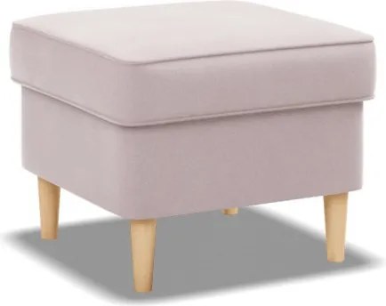 Uszak lábtartó, bársony, rózsaszín