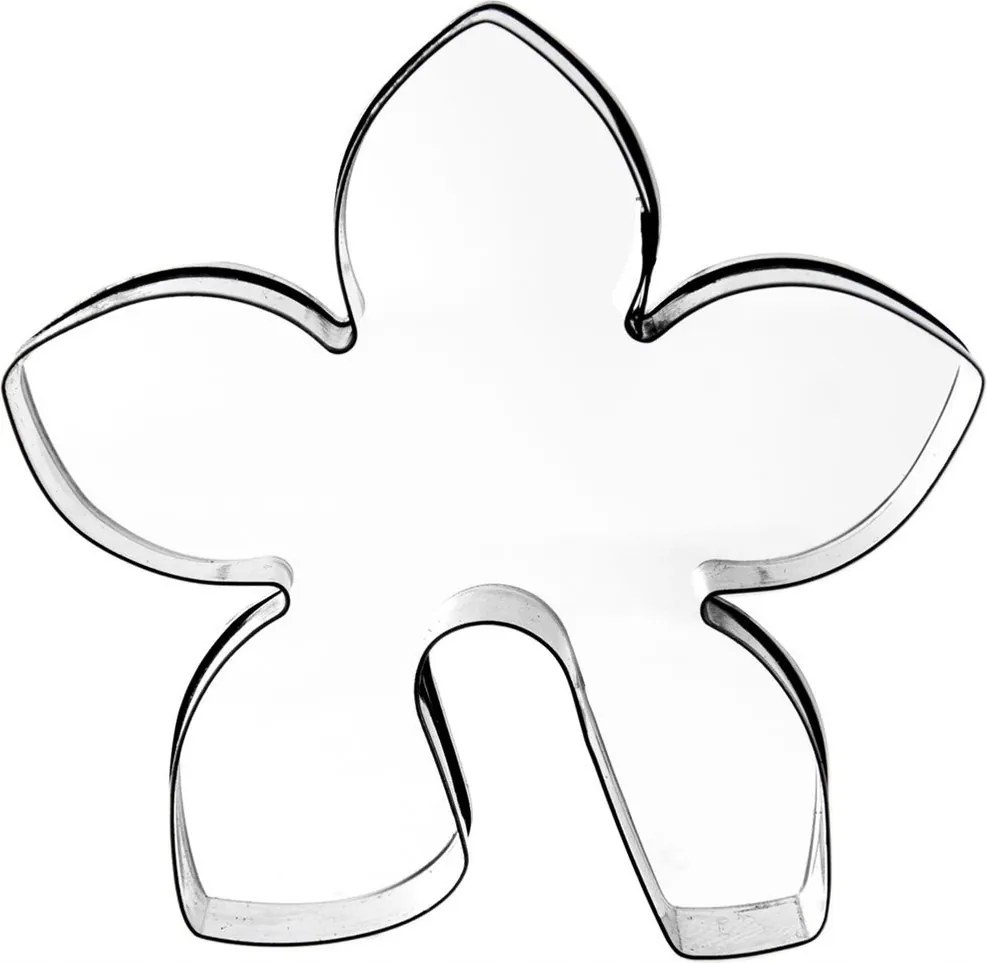 Lyukasztó Keksz Forma Mézeskalács Massza Cukor Acél Virág