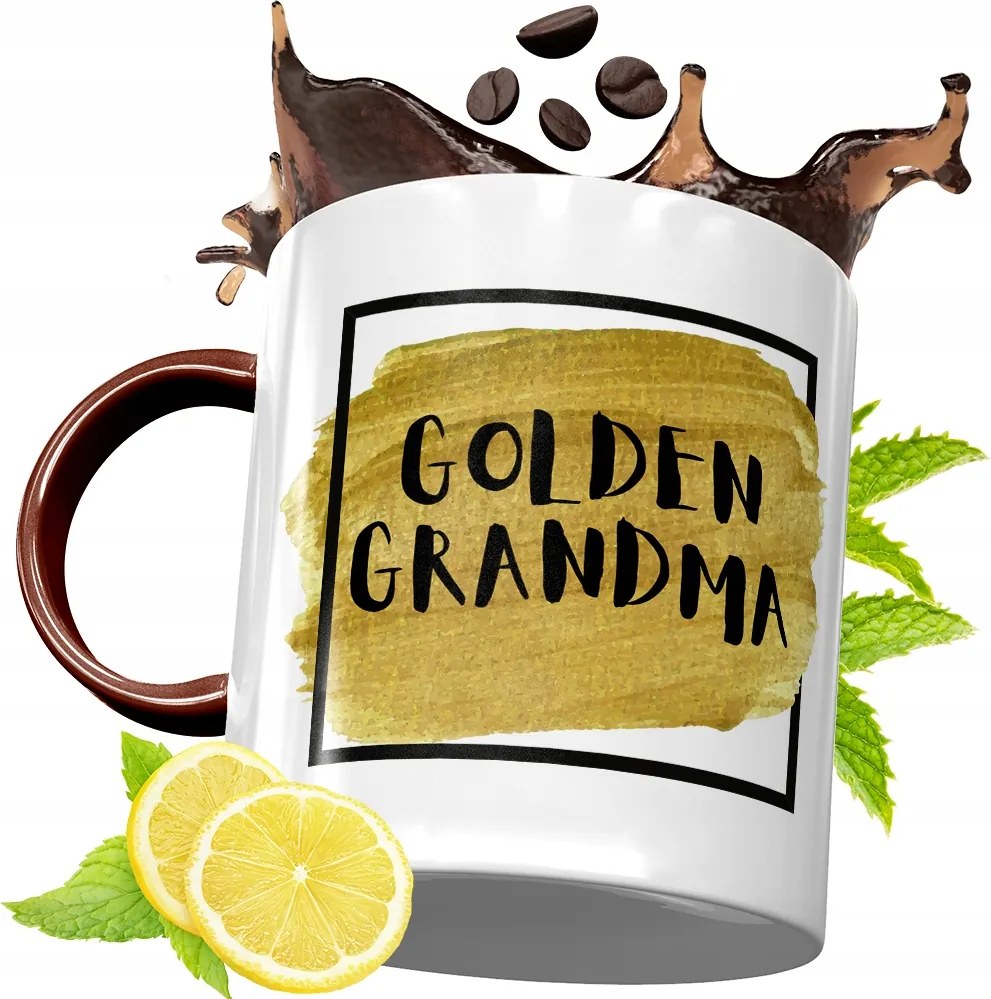 Bordó Bögre Nagymamáknak Születésnapi Ajándék fényképes nyomtatással