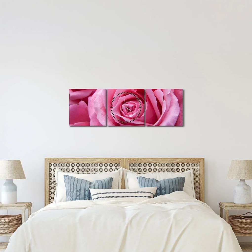 Rózsa képe (órával) (90x30 cm)