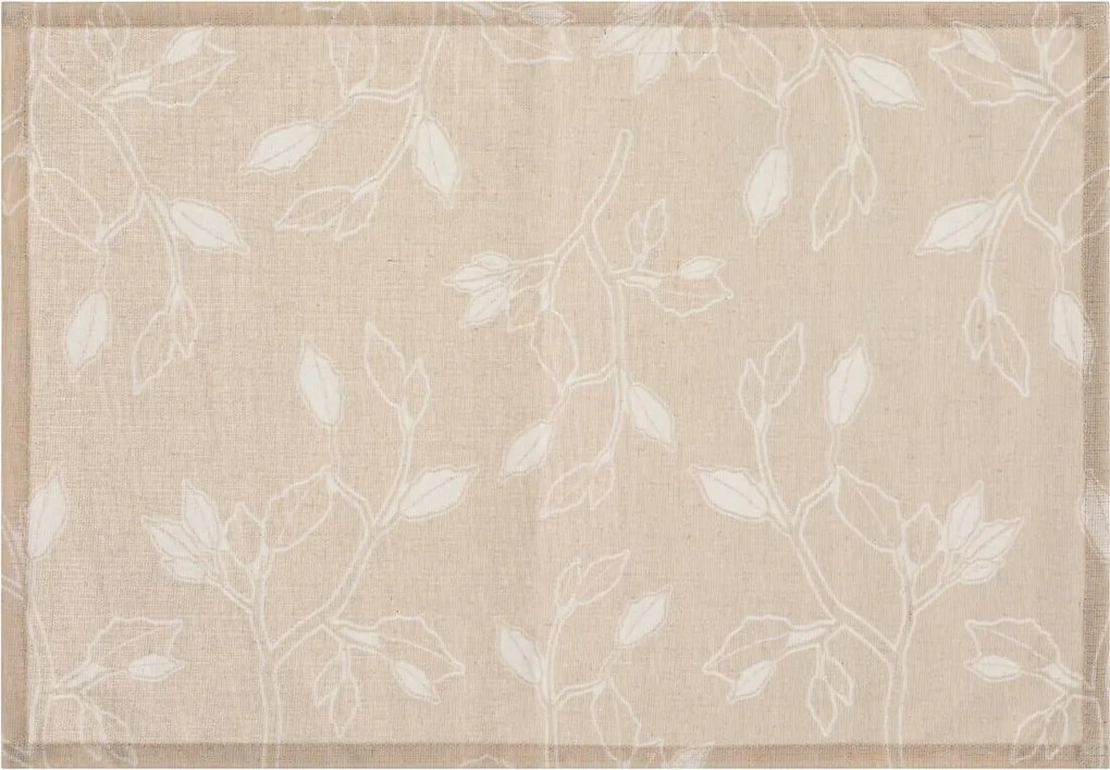 Asztali Tányéralátét Téglalap Alakú Bézs 45x30 Étkezőbe