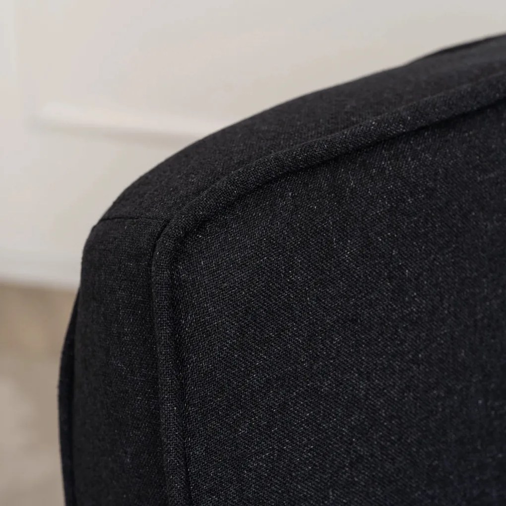 Kétszemélyes Ágyazható Kanapé Fekete Színben. BART 2