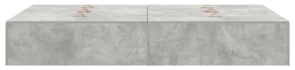 Tárolós Ágykeret Betonköszörű Szürke 120x190 cm