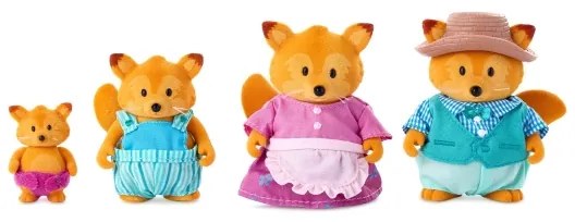 Li'l Woodzeez - Figurakészlet TIPPYTAIL rókacsalád