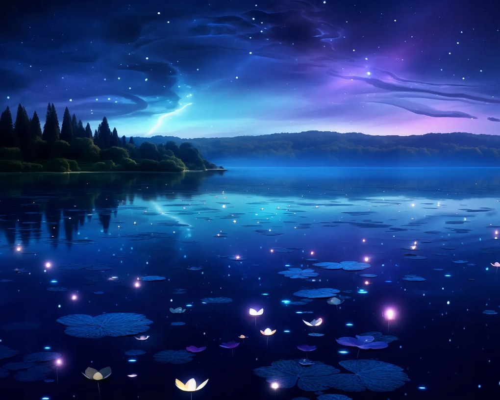 Poszter 50x40cm Fényfüzérek suttogása