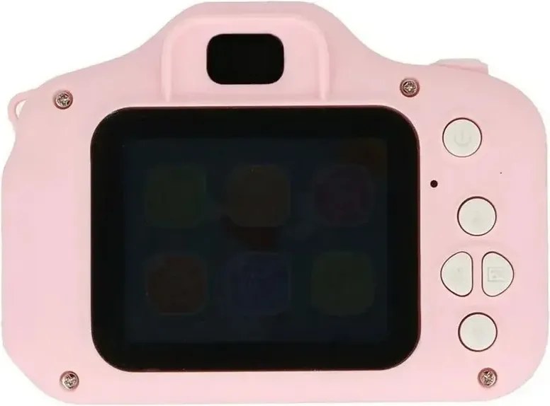Dětský digitální fotoaparát se silikonovým obalem v podobě kočičky - rózsaszín