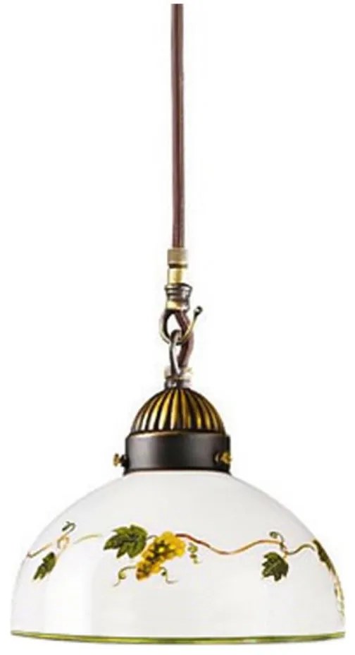 Kolarz 731.30.122 - Csillár zsinóron NONNA 1xE27/75W/230V átm. 20 cm szőlők