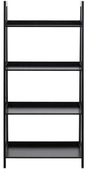 DAMON fekete könyvespolc