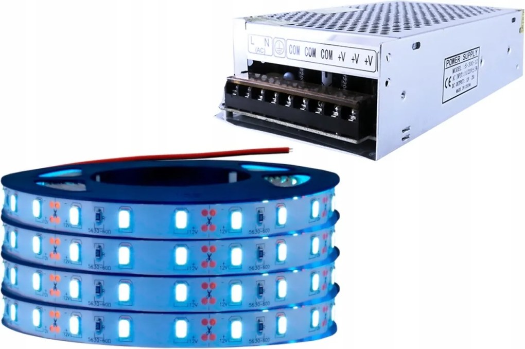 Led szalag szett 300D mennyezeti 5630 fehér Hideg 20m