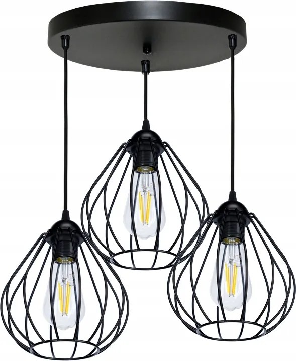 Mennyezeti lámpa lógó csillár Loft asztal felett mennyezeti lámpák led nappali