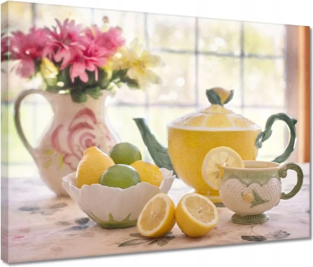 Vászonkép 40x30 Tea a csészéből