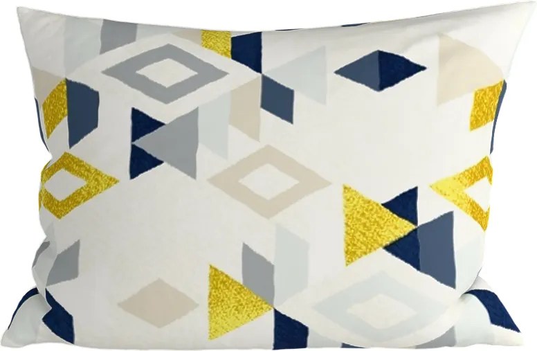 2 db díszpárnahuzat szett mikroszálas GEOMETRICA 50x70 cm, színes kivitel