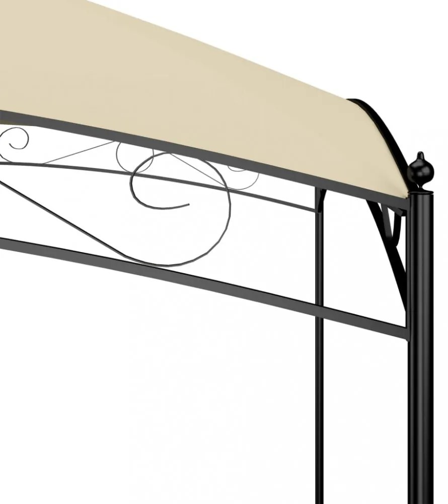 krémszínű pavilon 3 x 4 x 2,65 m 180 g/m²