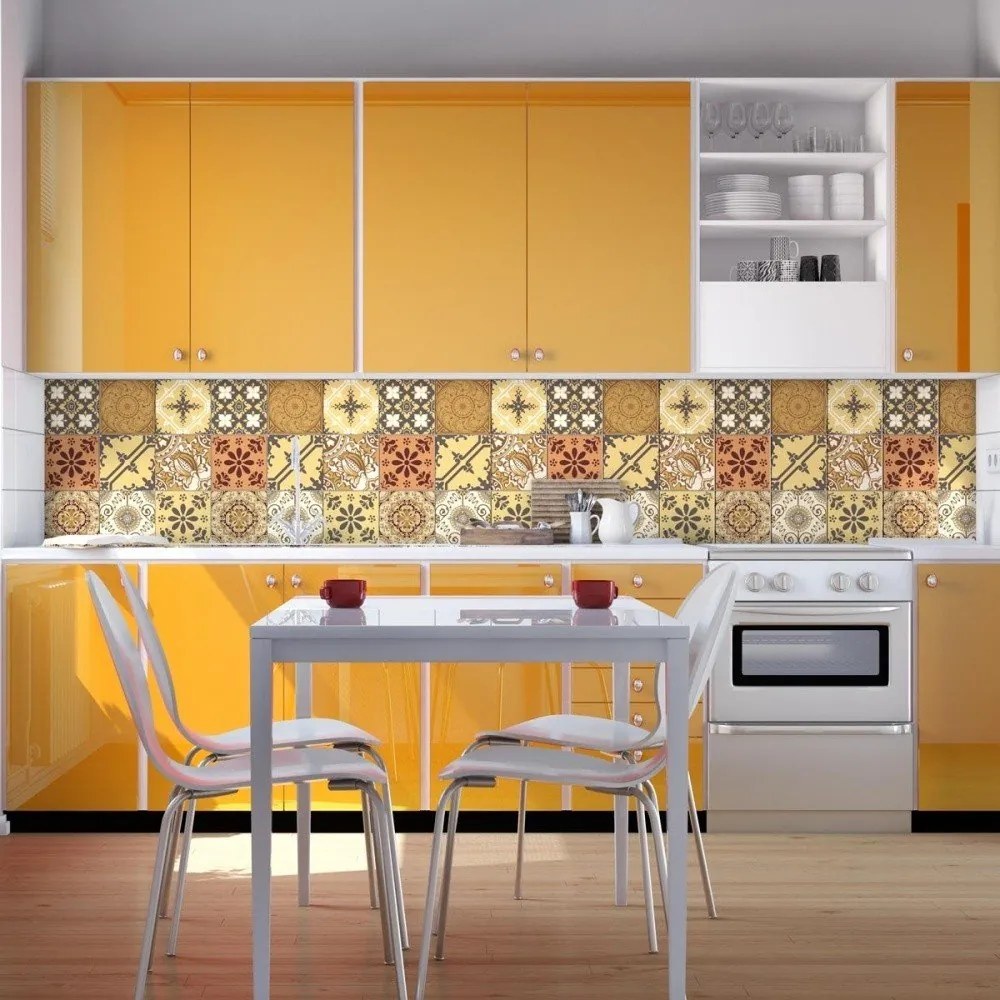 Cottage 9 db-os matrica szett, 10 x 10 cm - Ambiance