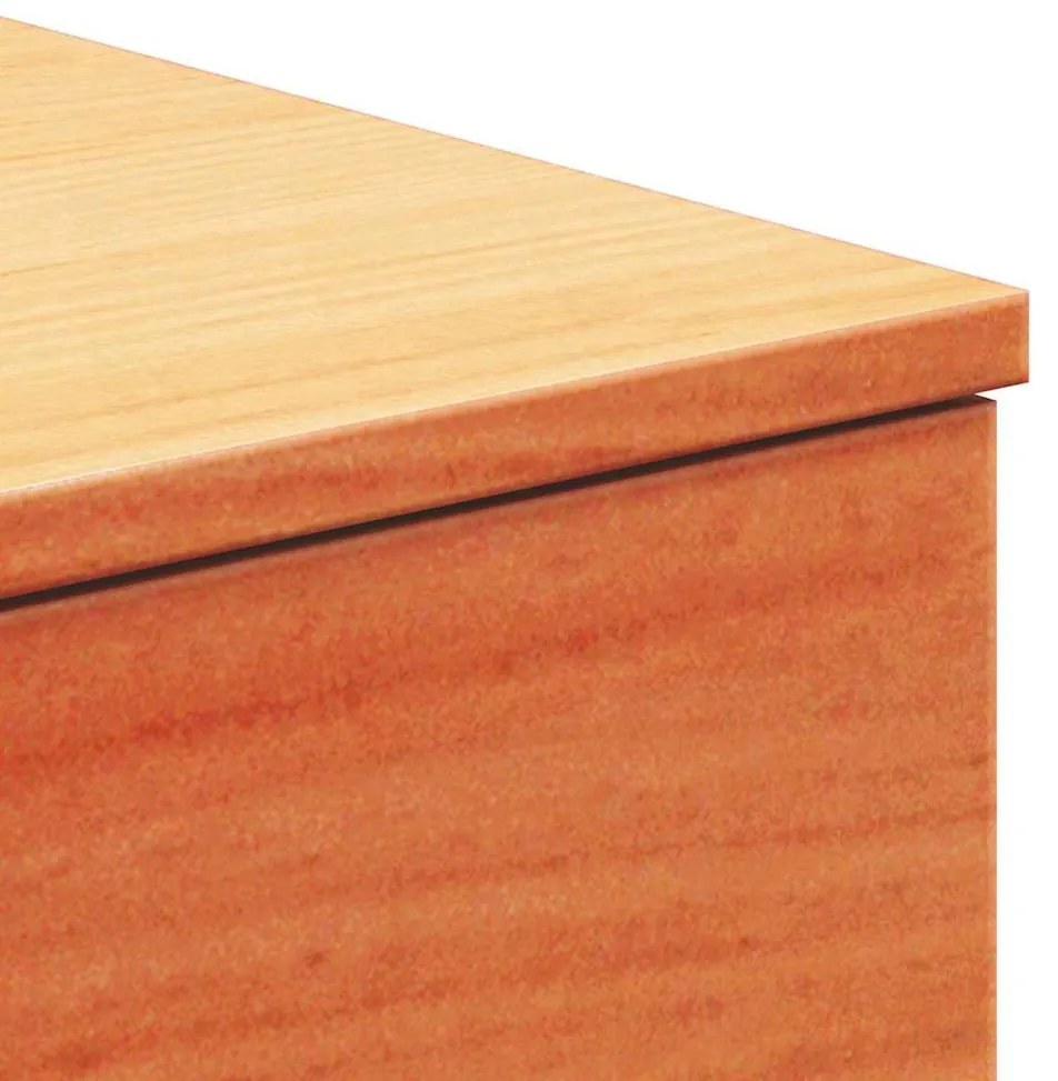 Éjjeli asztal 2 pcs Viaszbarna 37 x 35 x 18.5 cm Tömör fenyőfa