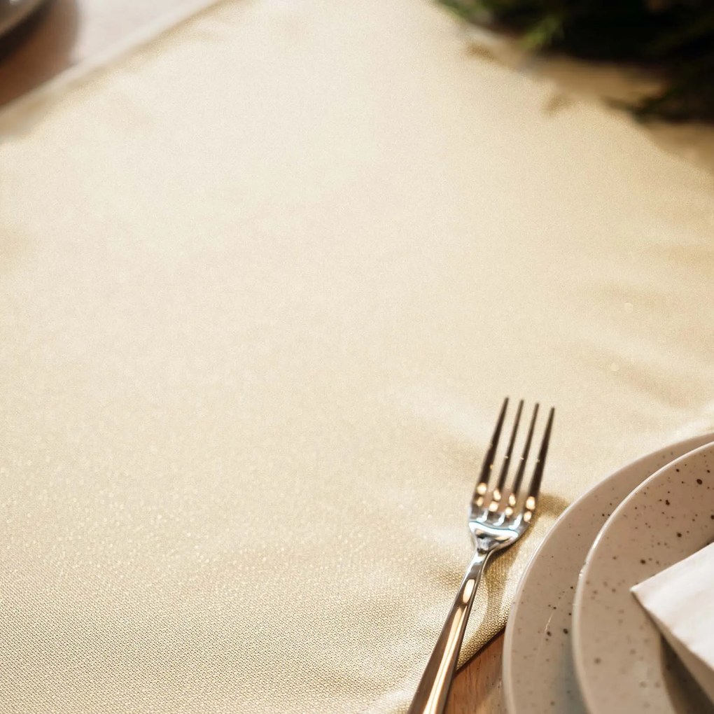 Goldea karácsonyi exkluzív asztali futó - arany csillogású 50x120 cm