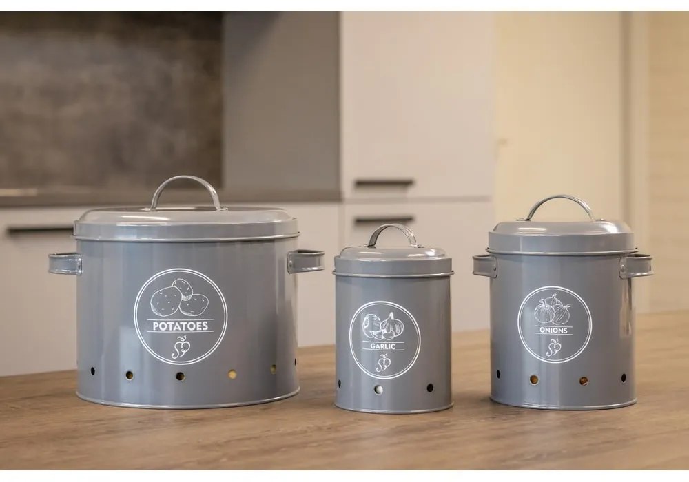 Burgonyatartó acél doboz Secret Du Potager – Esschert Design