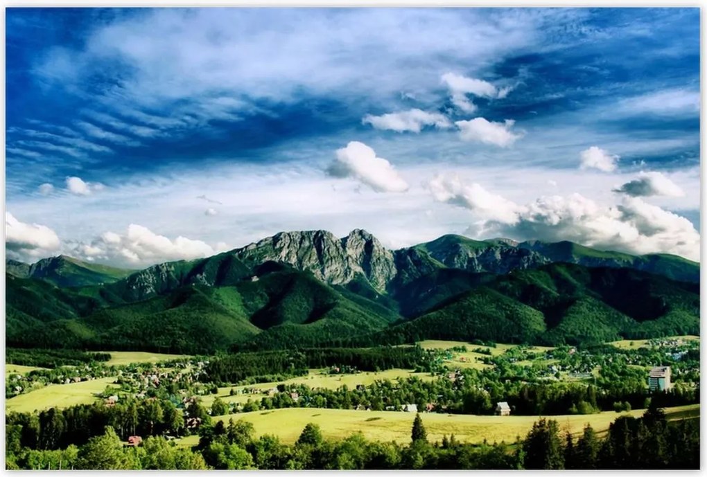 Poszterek 120x80 Tátra Panoráma Tájkép