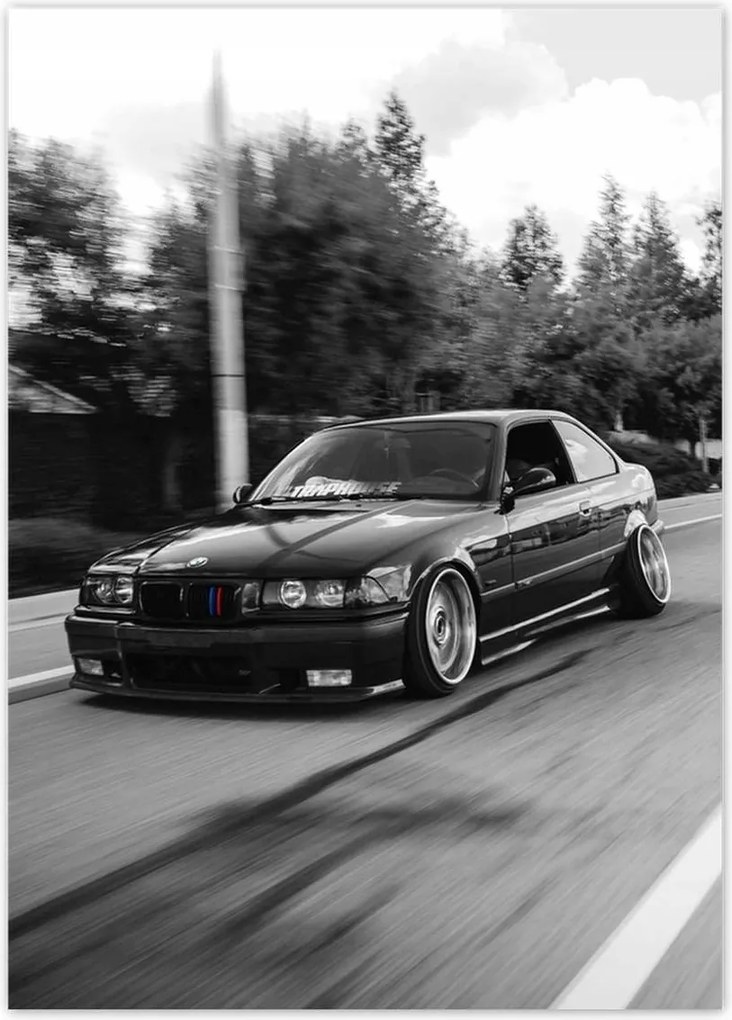 Poszterek 50x70 Bmw 3 Hármas Buma Klasszikus autó Daily Car