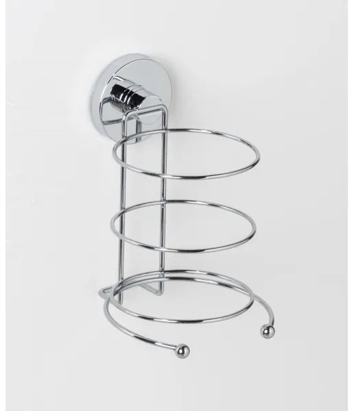 WENKO 20896100 – Hajszárítótartó VACUUM-LOC MILAZZO 12 x 17 cm, fényes króm