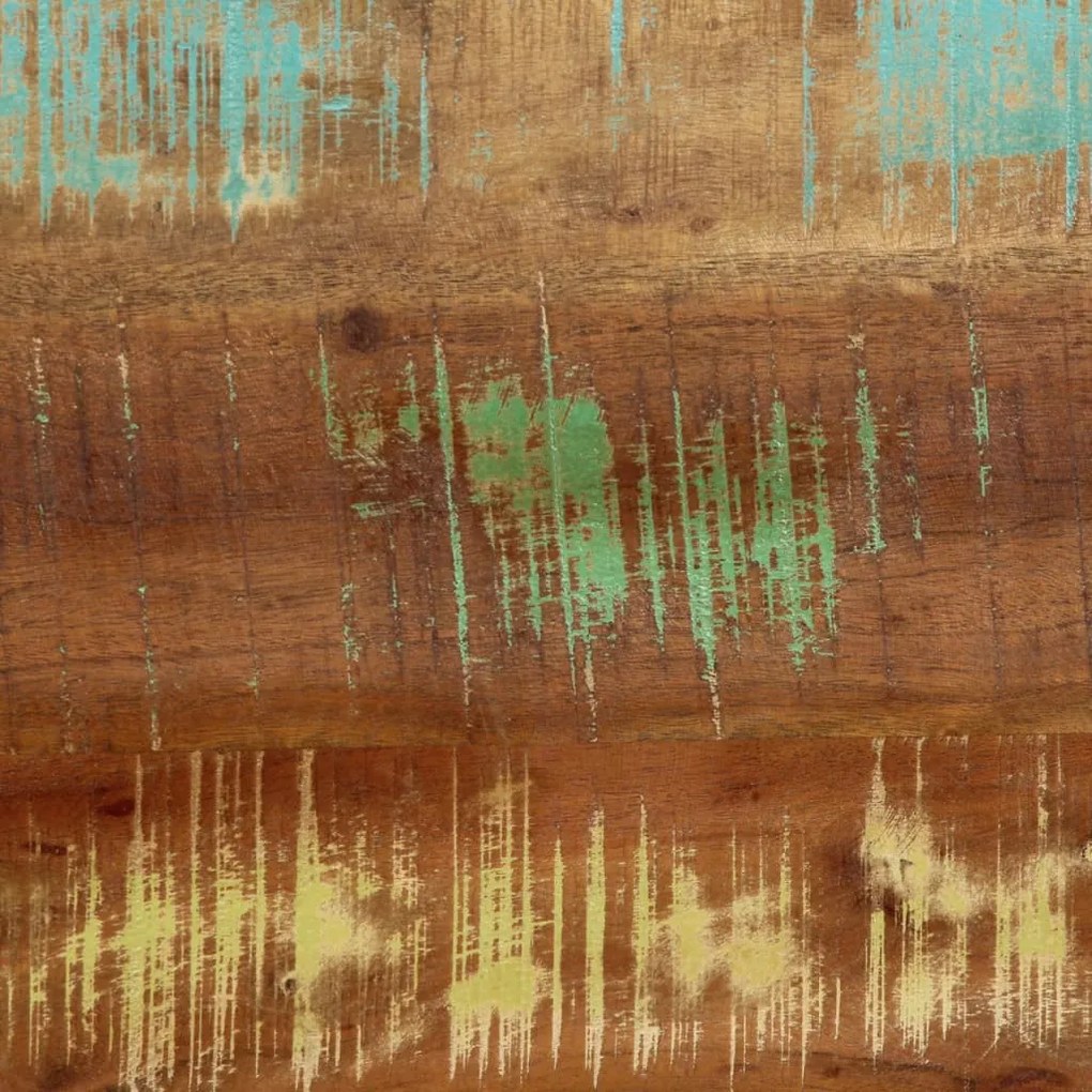 tömör újrahasznosított fa dohányzóasztal 110 x 55 x 40 cm