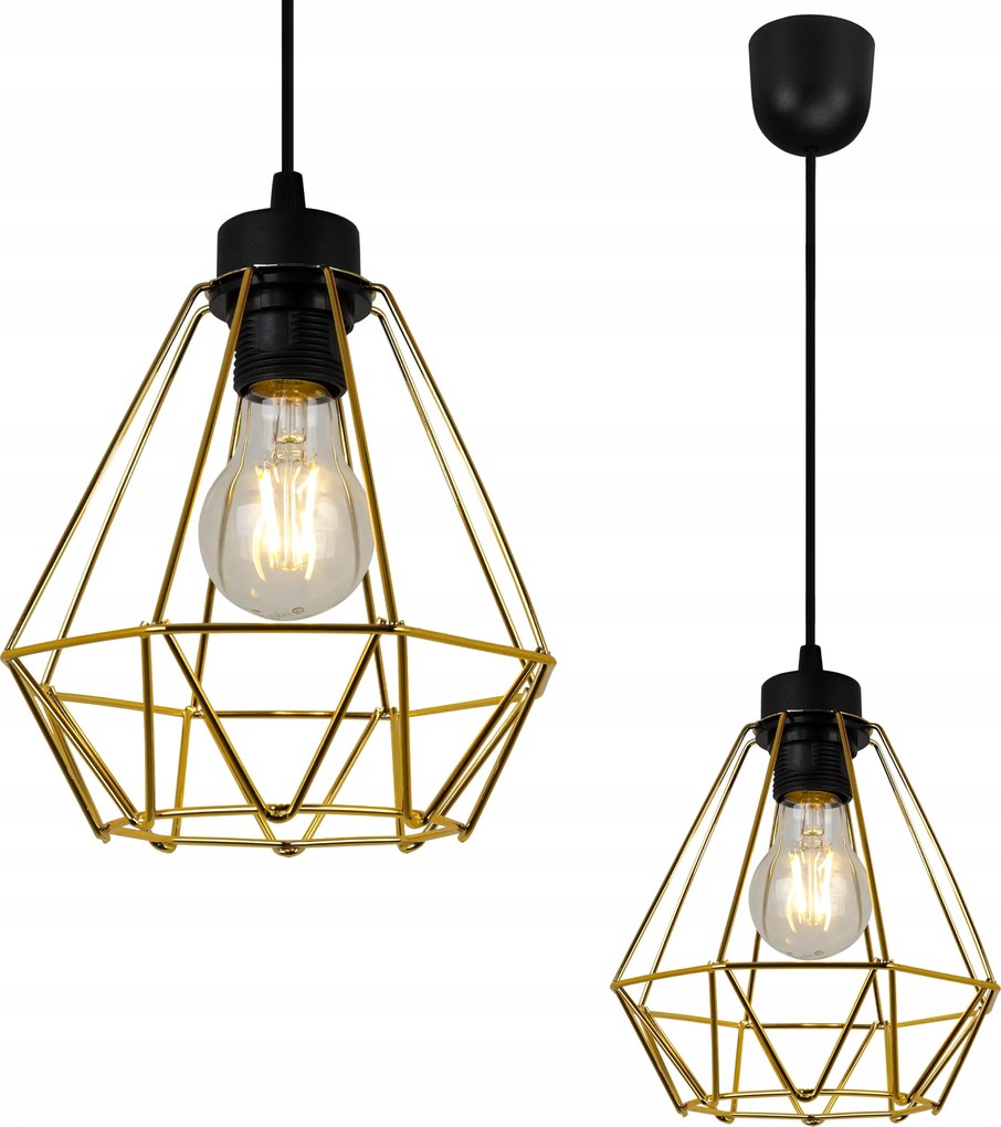 Mennyezeti Lámpa Lógó Csillár Szimpla Elegáns Fém Lámpabúra