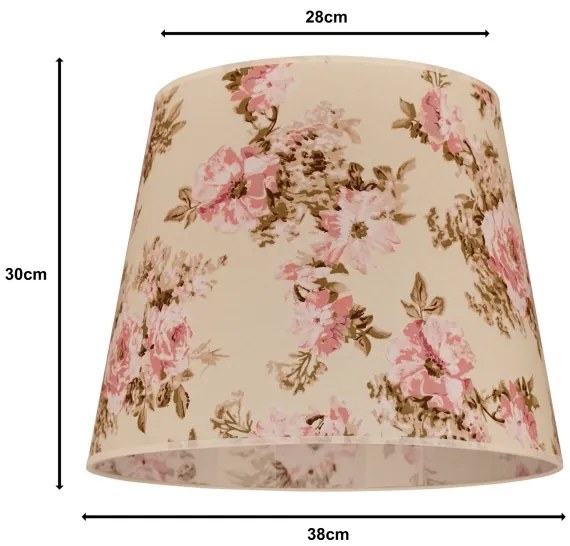 Duolla - CLASSIC L E27 lámpabúra, 38 cm, rózsa színű