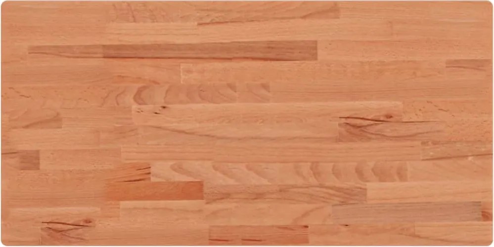 vidaXL tömör bükkfa fürdőszobai pult 100 x 50 x 1,5 cm