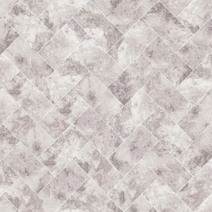 Tapéta Szürke Utánzat Kő Csempe Halszálka