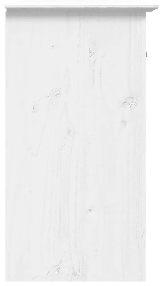 BODO fehér tömör fenyőfa tálalószekrény 115,5x44x80 cm