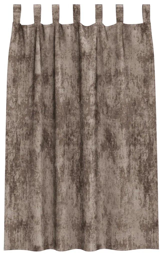 Bársony Függönyök 2 db Gombfüggővel Kávétej 175x140 cm