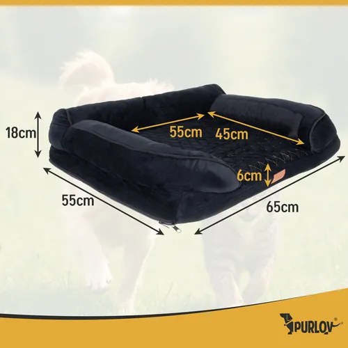 Ortopédiai kutyaágy memóriahabbal Šírka: 65 cm | Dĺžka: 80 cm