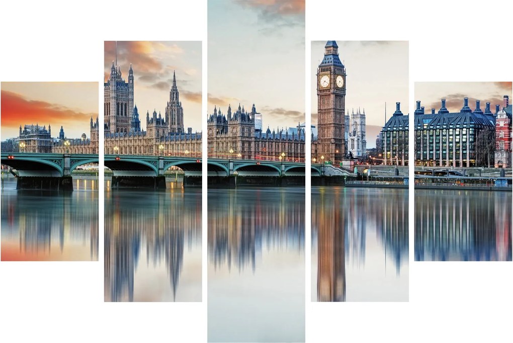 Kép - a Parlament londoni házai (150x105 cm)