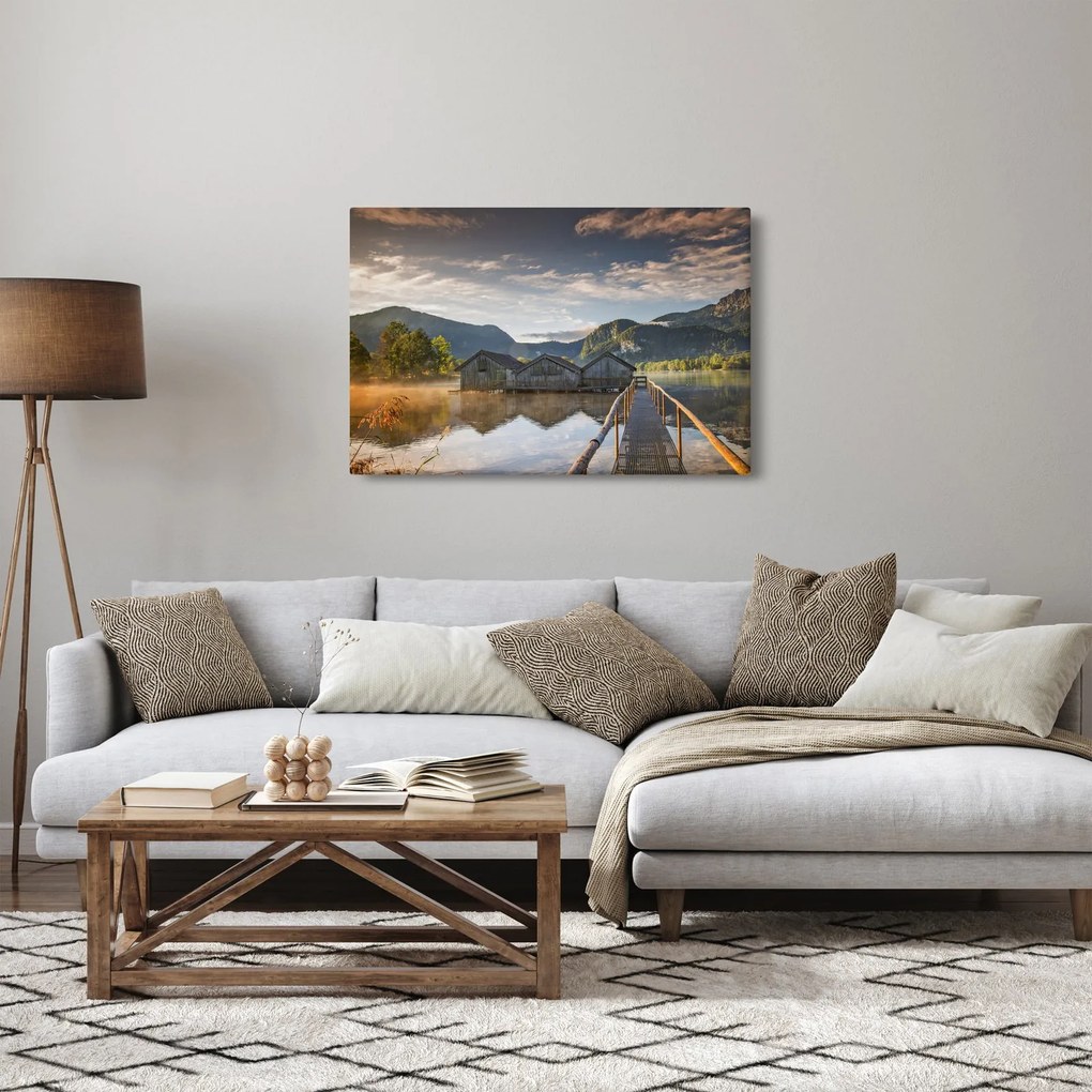 Tó képe (90x60 cm)