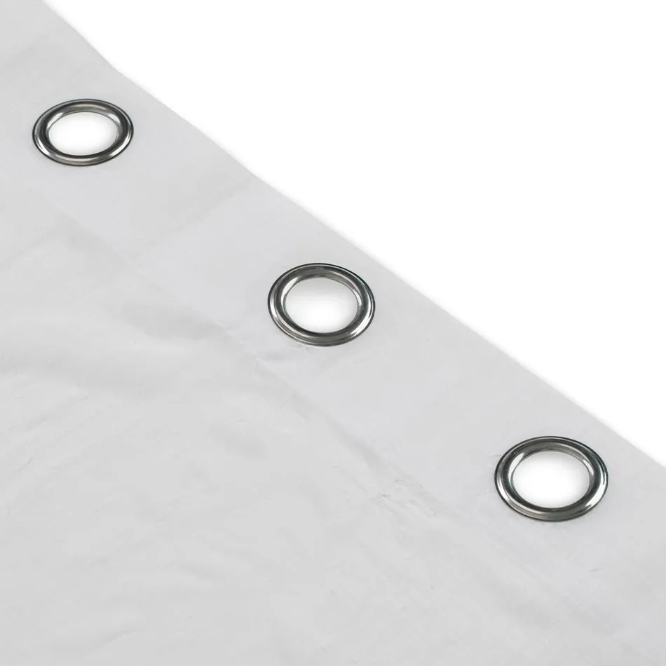 Homede Kresz Eyelets silver függöny, fehér280 x 175 cm, 280 x 175 cm