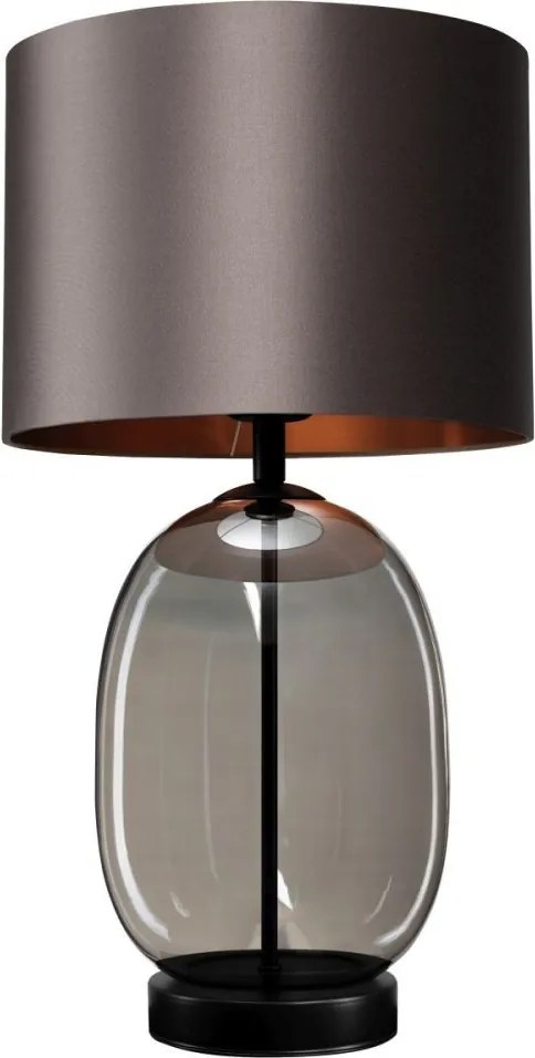 Kaspa SALVADOR BLACK 41122108 Asztali lámpa 1x25W/E27 IP20
