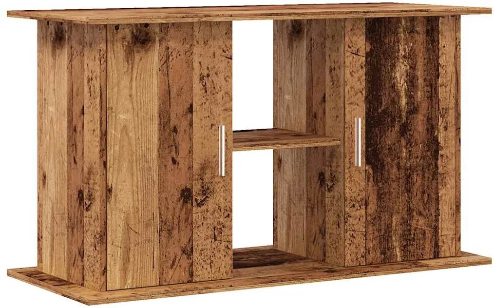 vidaXL antik fa színű szerelt fa akváriumállvány 101x41x58 cm
