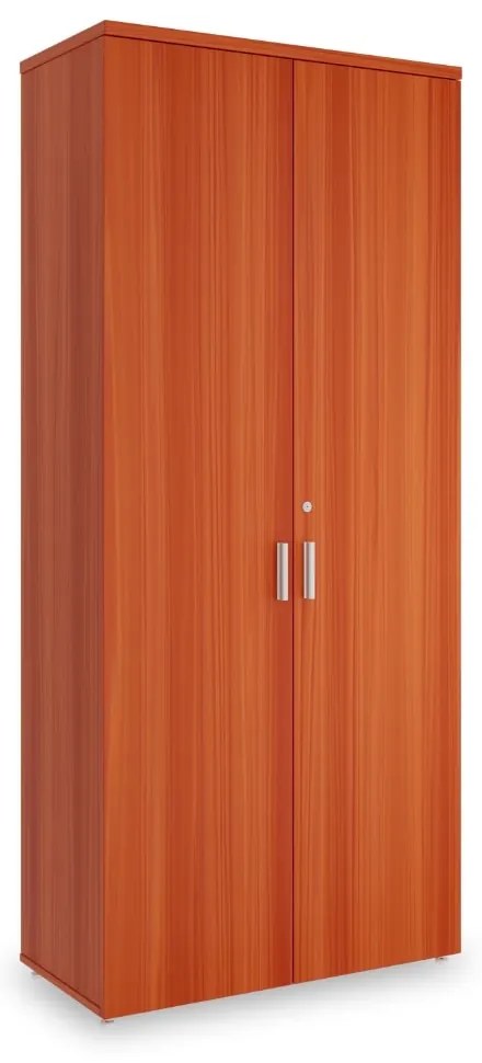 SimpleOffice magas szekrény 80 x 40 x 180 cm, cseresznye