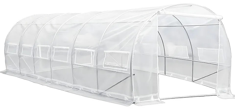 Fóliasátor 200x300x600 cm váz+fólia