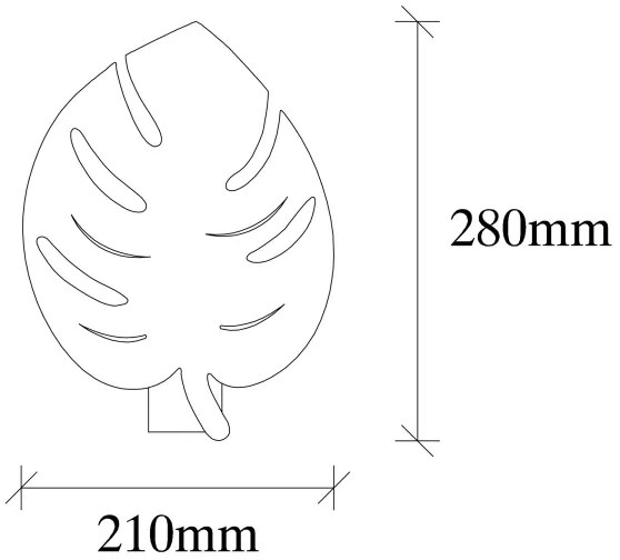 Fali lámpa SIVANI 1xE27/100W/230V