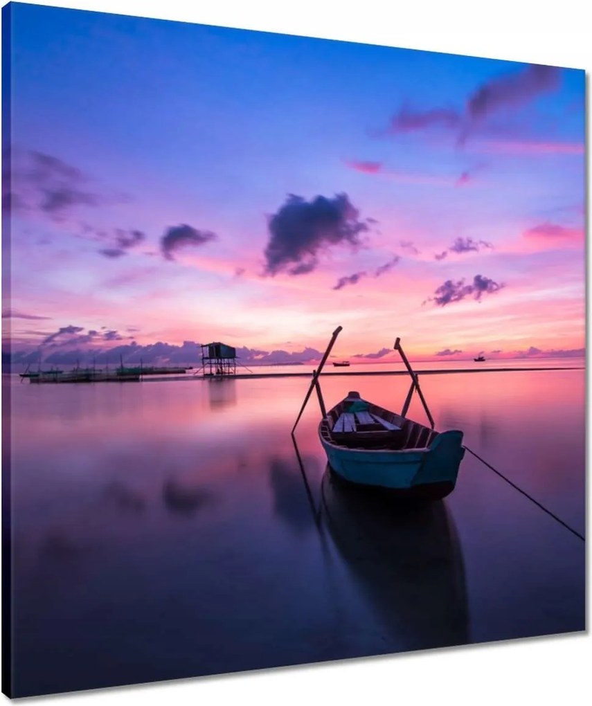 Vászonkép 60x60 Halászcsónak