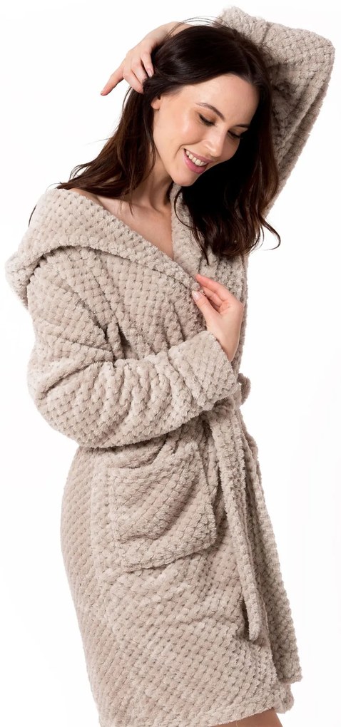 Női fürdőköpeny Rea DIAMOND Beige L