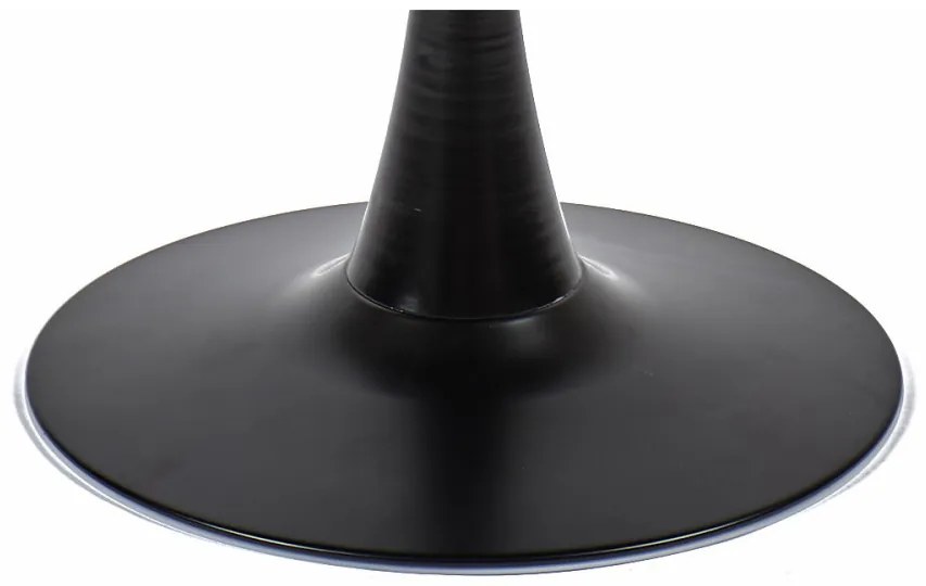 Masă de luat masa rotundă modernă în negru. Jesolo