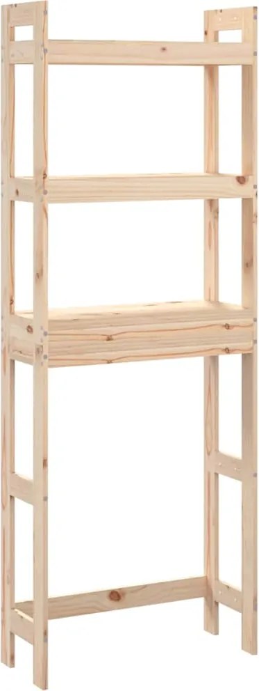 vidaXL tömör fenyőfa fürdőszoba állvány 63x26x171 cm