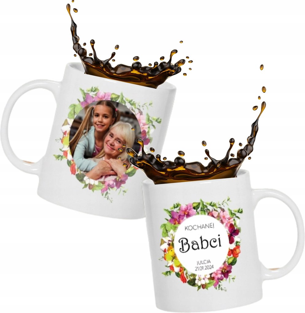 Nagymama Napi Bögre Névvel Személyre Szabott Kerámia 330 ml Ajándék