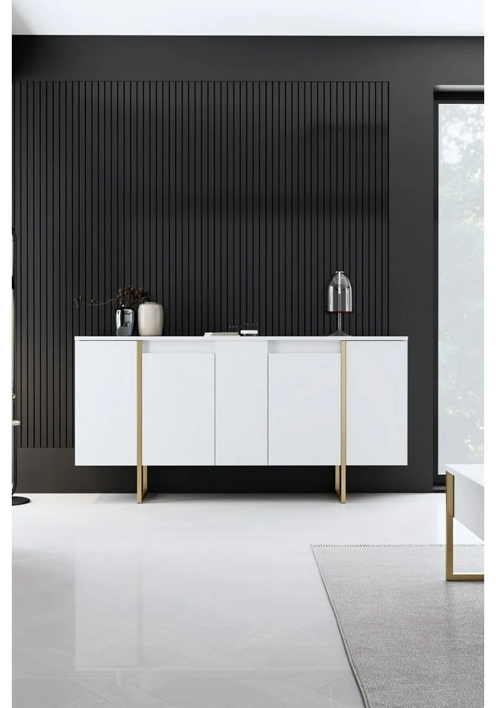 Luxe White and Gold szekrény