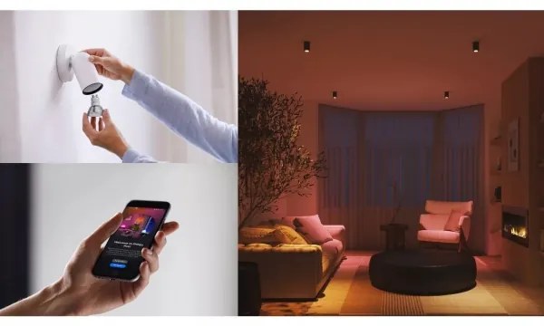 Philips Hue WACA GU10 dimmelhető LED izzó szett, 3 db, 4,7W, 230V, 2200-6500K